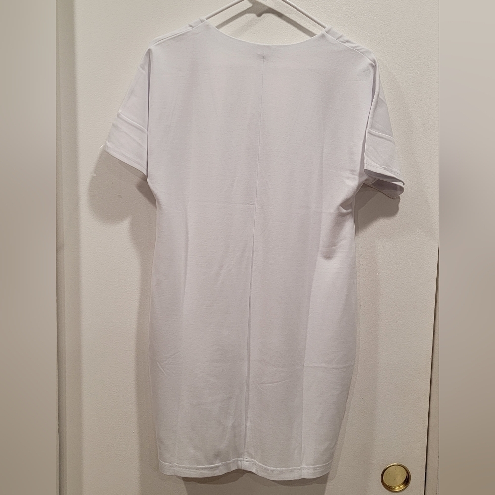 Marilyn Hatten Purity Short Sleeve T-shirt Dress Size Small - Picture 7 of 10